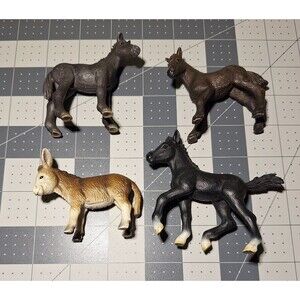 Schleich Small Horse Figure Lot Donkey